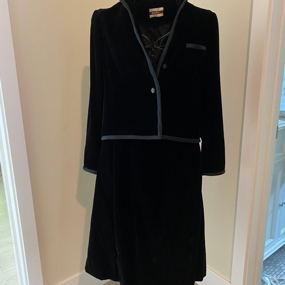 Vintage Neiman Marcus Velvet Evening Suit